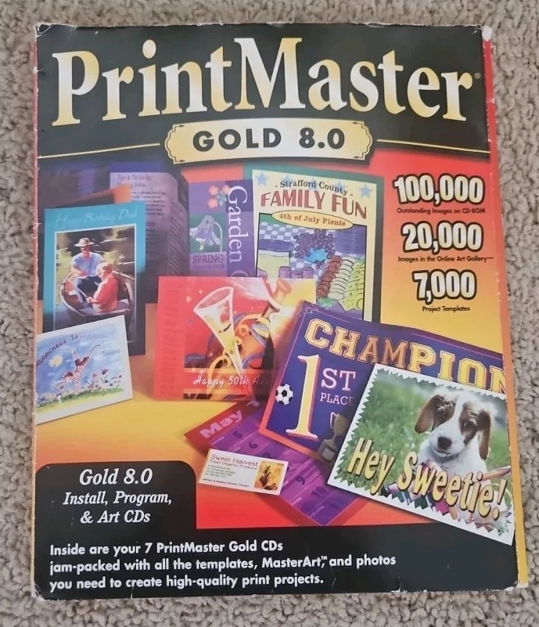 Broderbund PrintMaster cover